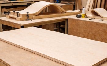 Гибка фанеры: технологии формирования криволинейных конструкций