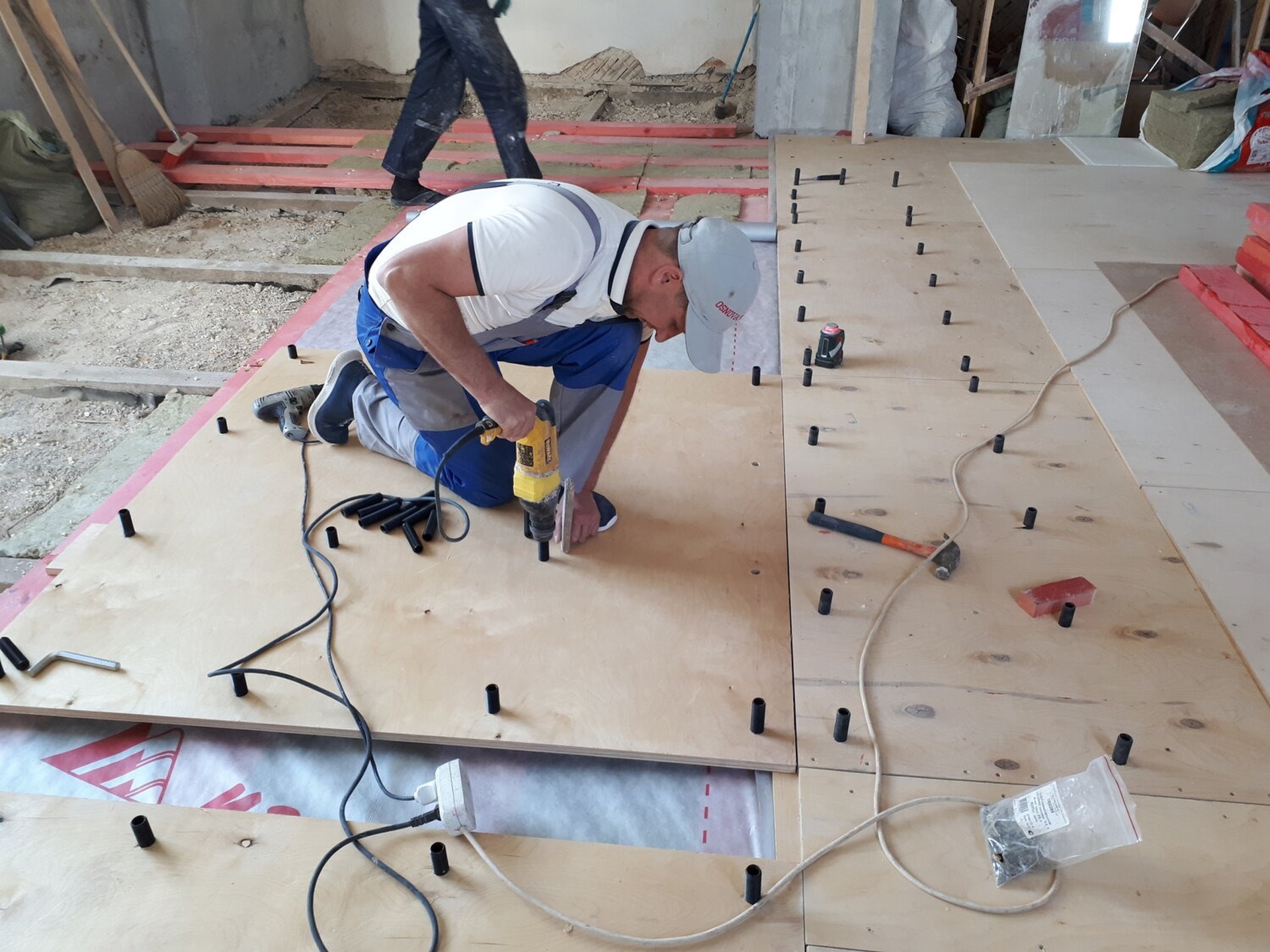 Технология укладки чернового пола