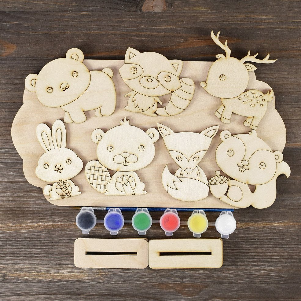 Изделия из фанеры для последующего раскрашивания детьми