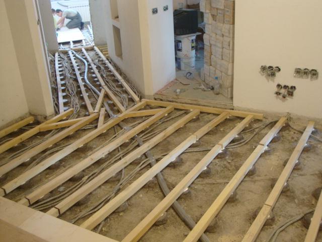 Установка фанеры на лаги Подготовка монтажа фанеры на лаги